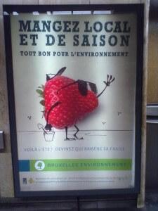 Affiche publicitaire Mangez local et de saison