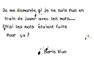 Aphorisme Boris Vian