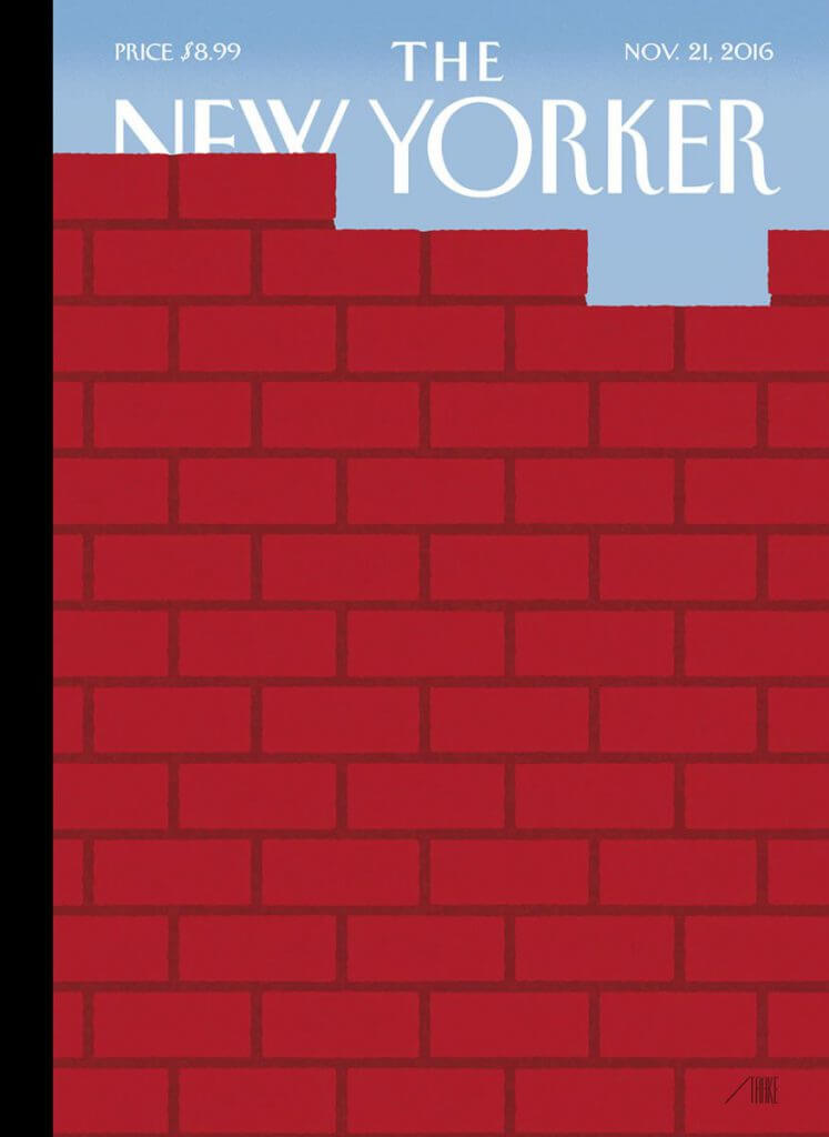 Première couverture post-Trump du New Yorker